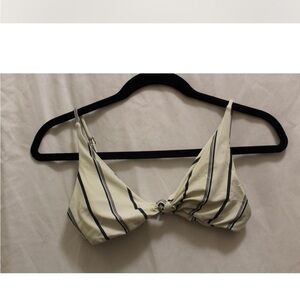 Super cute stripped bikini top.